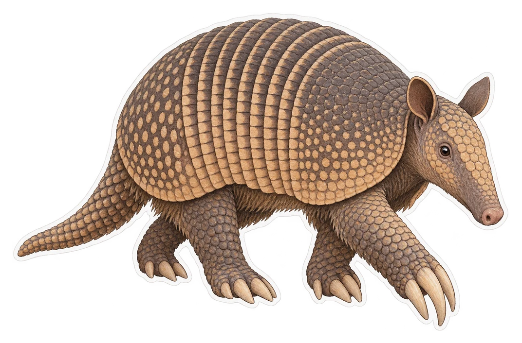 Le tatou géant (Priodontes maximus)