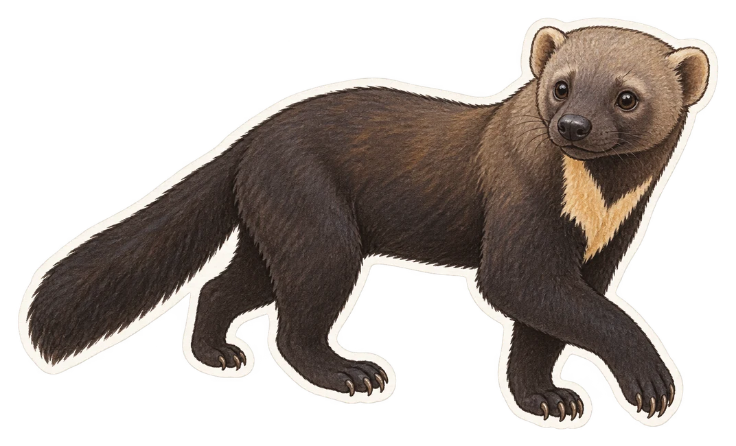 Le tayra (Eira barbara)