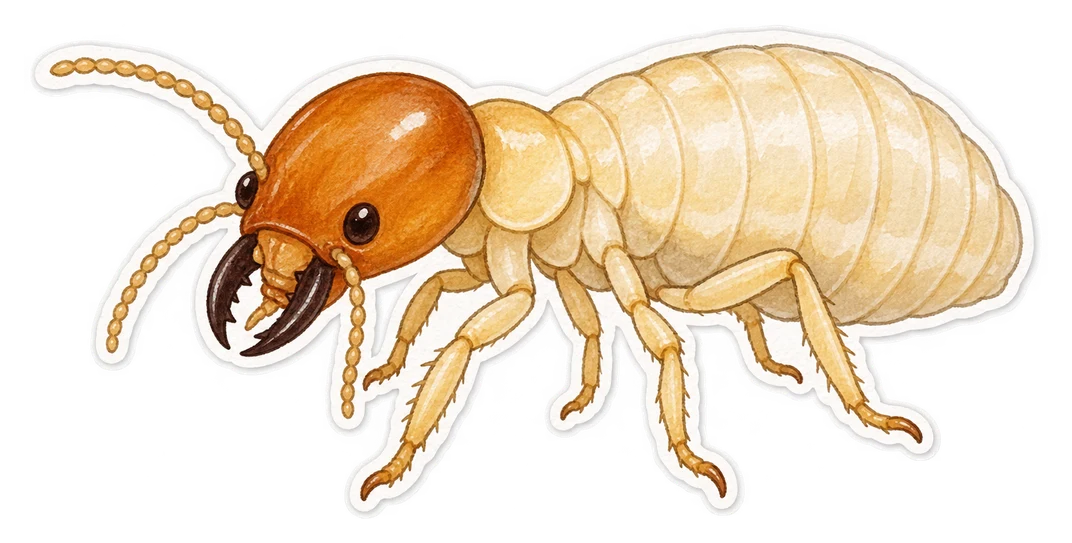 Le termite souterrain de Formose (Coptotermes formosanus)