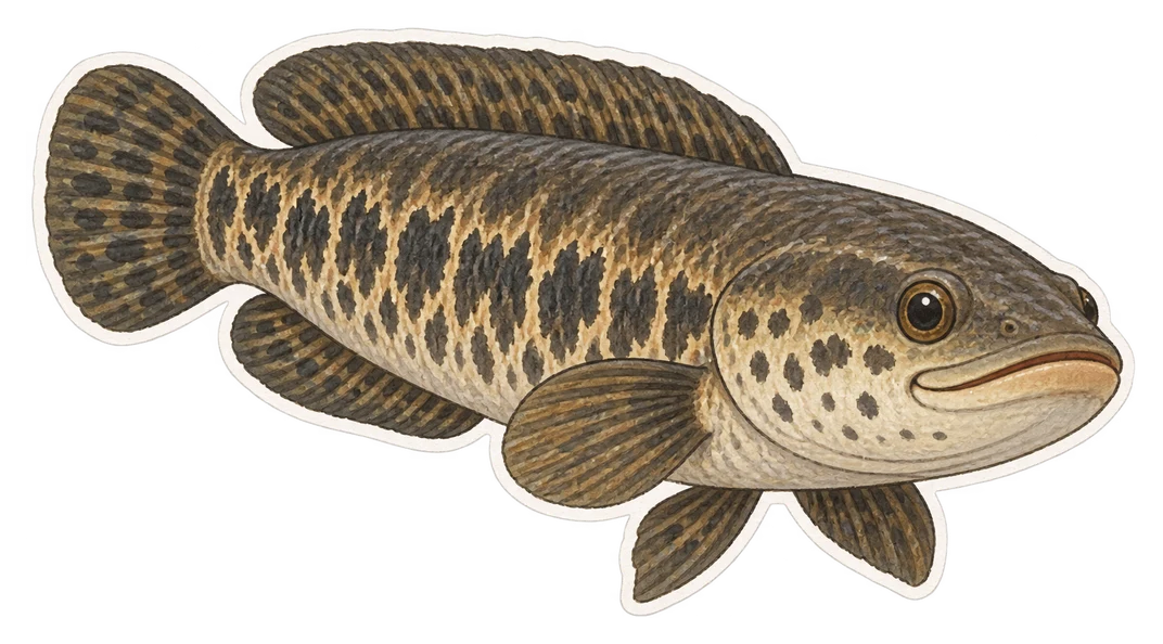 La tête-de-serpent du Nord (Channa argus)