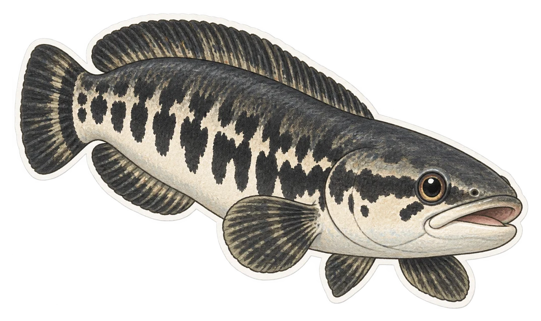 La tête-de-serpent géante (Channa micropeltes)