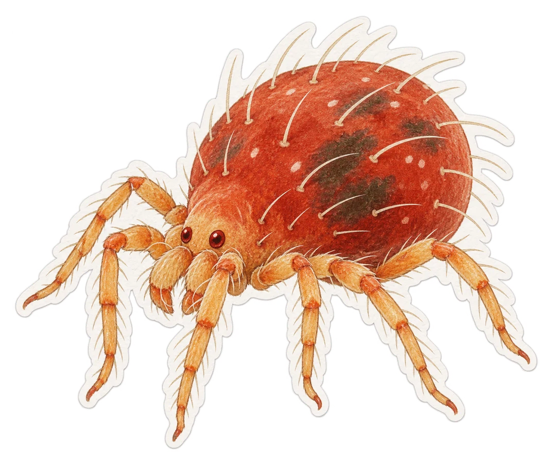 Le tétranyque tisserand (Tetranychus urticae)