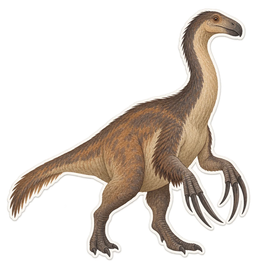 Le thérizinosaure (Therizinosaurus cheloniformis)