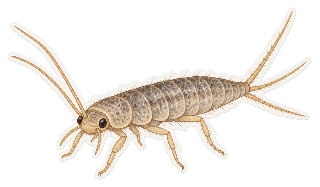 La thermobie (Thermobia domestica)
