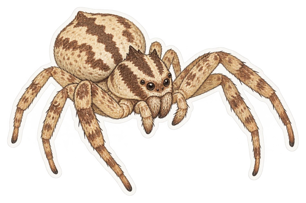 La thomise couronnée (Xysticus cristatus)