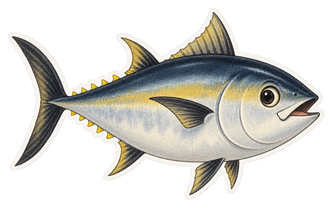 Le thon à nageoires noires (Thunnus atlanticus)