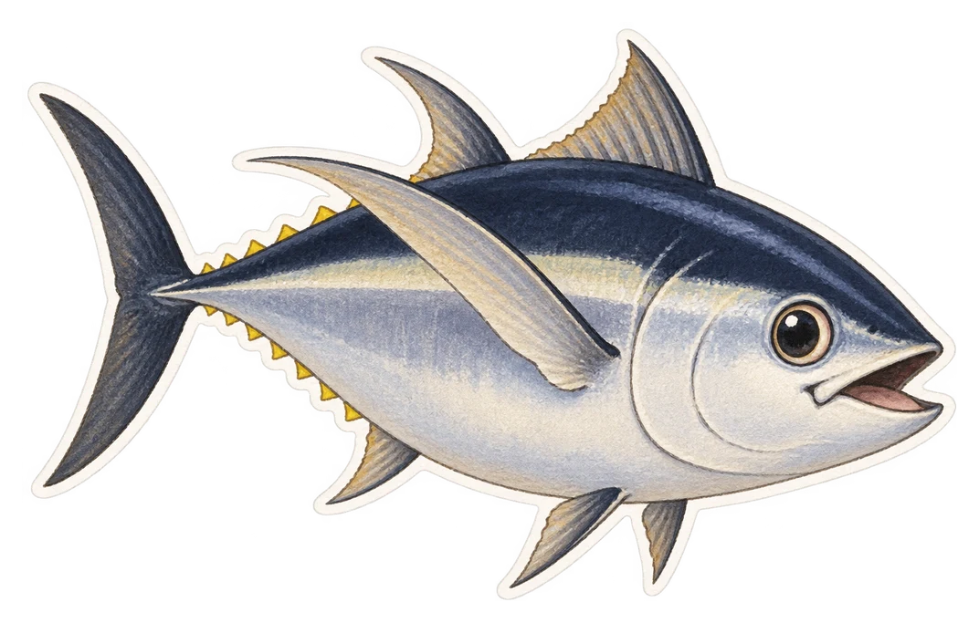 Le thon germon (Thunnus alalunga)