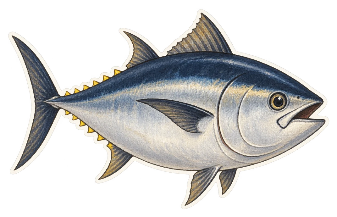 Le thon rouge (Thunnus thynnus)