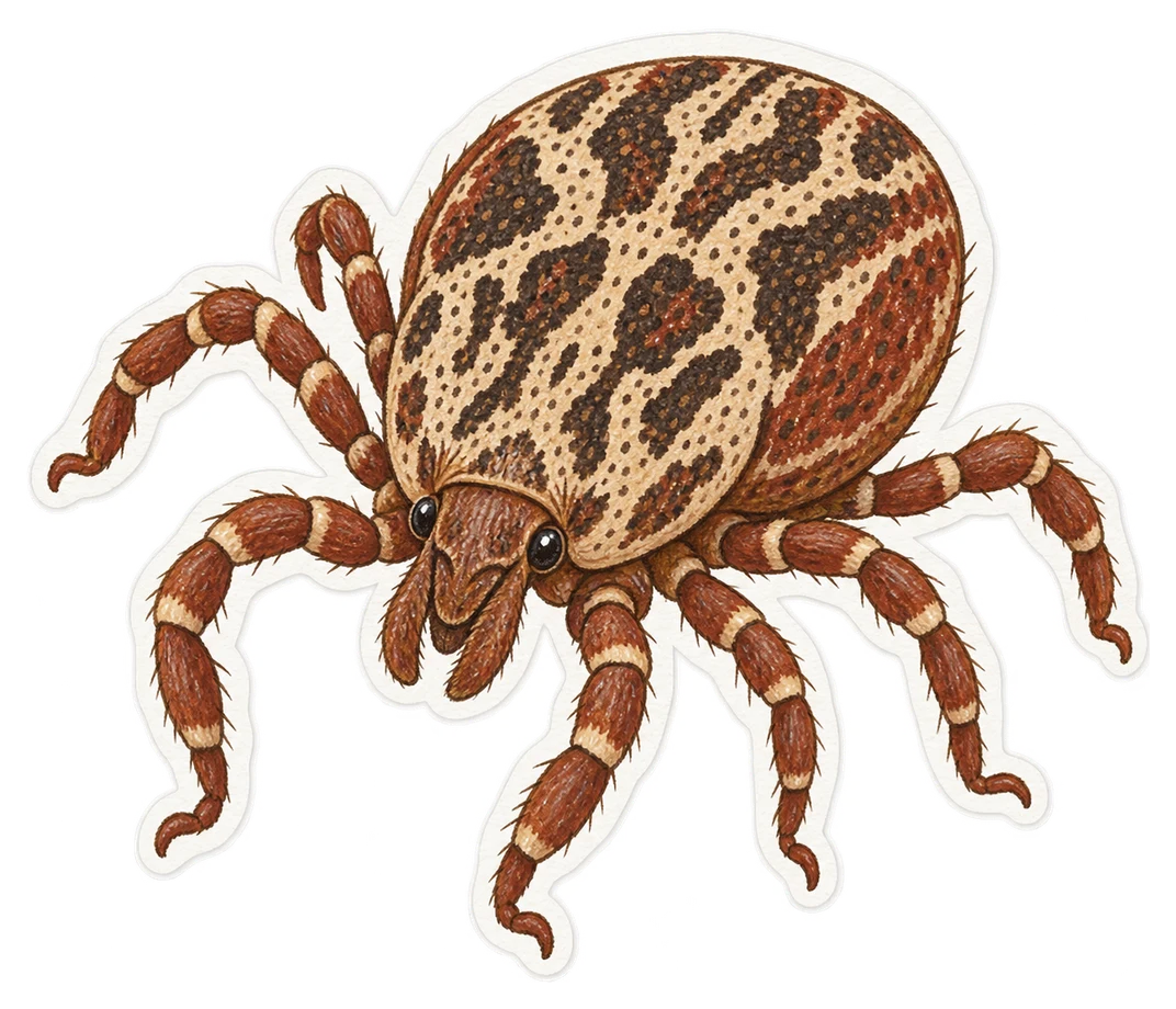 La tique des marais (Dermacentor reticulatus)