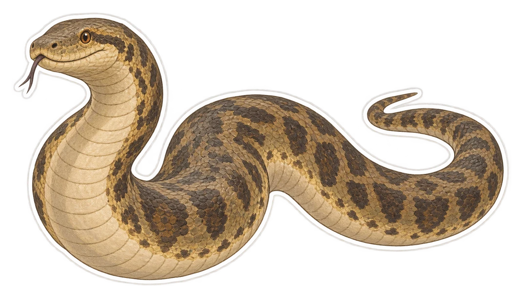 Le titanoboa (Titanoboa cerrejonensis)