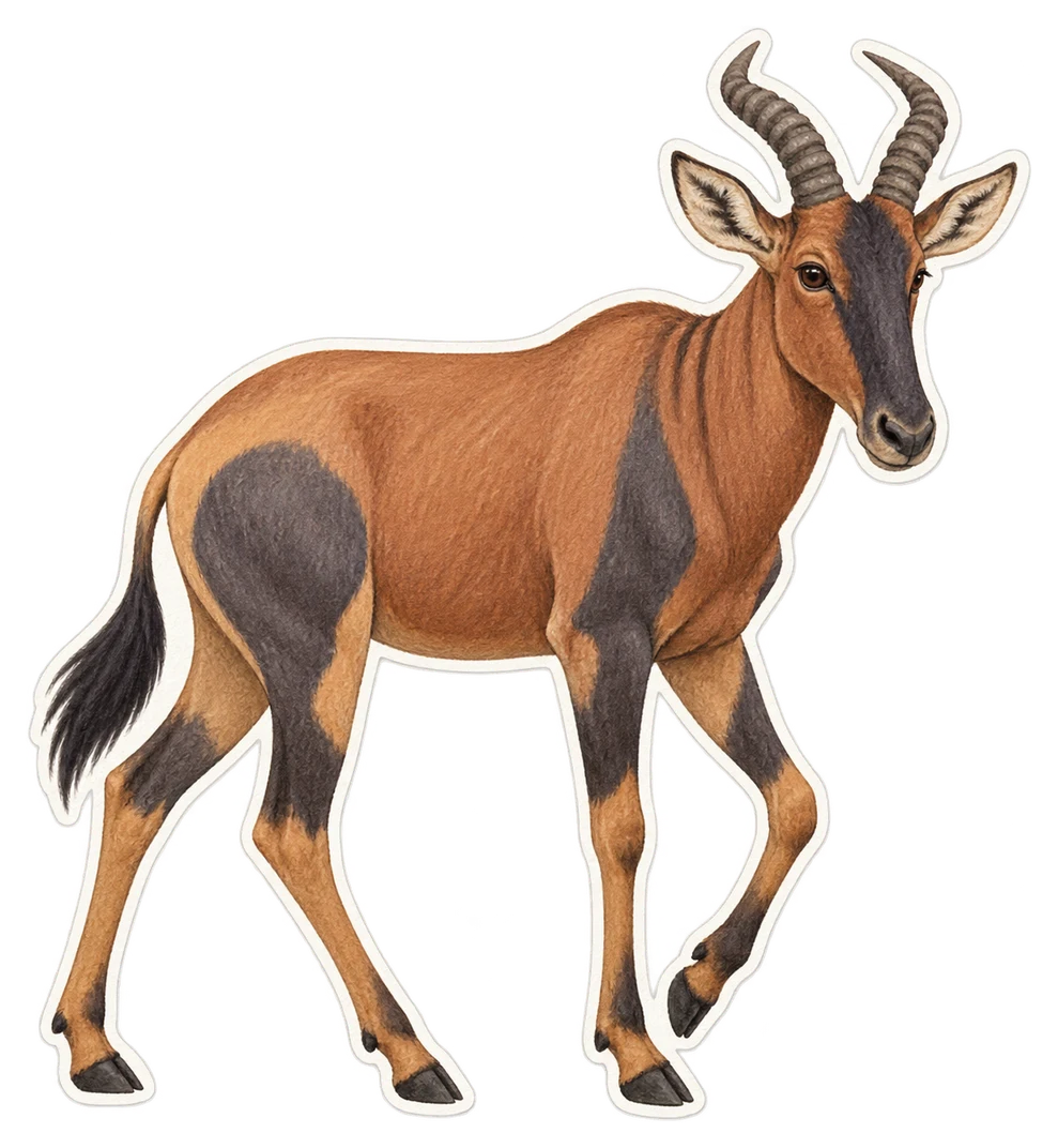 Le topi (Damaliscus lunatus)