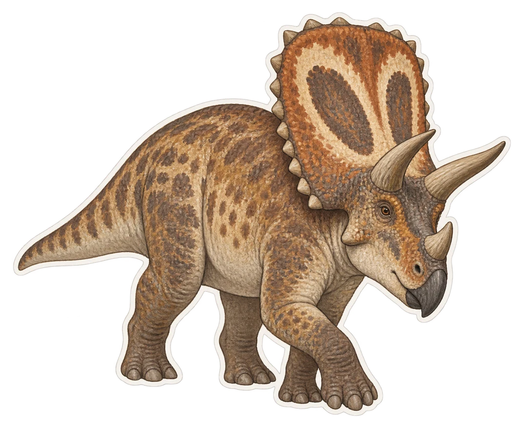 Le torosaure (Torosaurus latus)