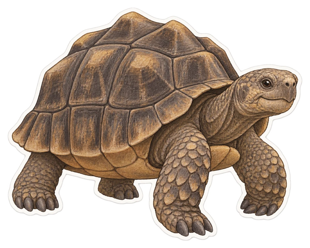 La tortue brune d’Asie (Manouria emys)