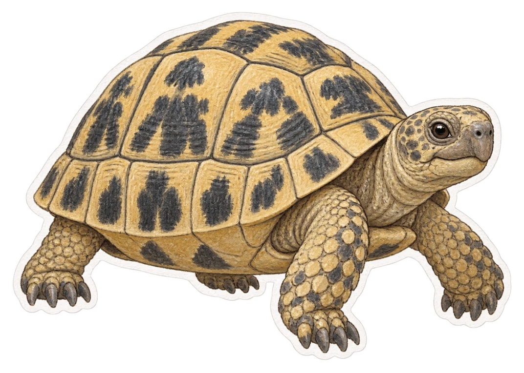 La tortue grecque (Testudo graeca)