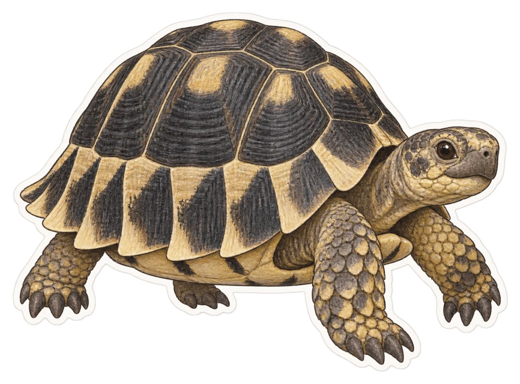 La tortue marginée (Testudo marginata)
