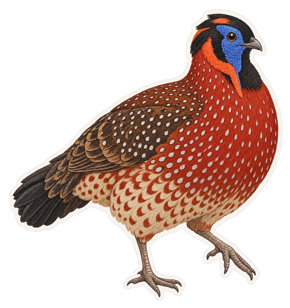 Tragopan de Temminck