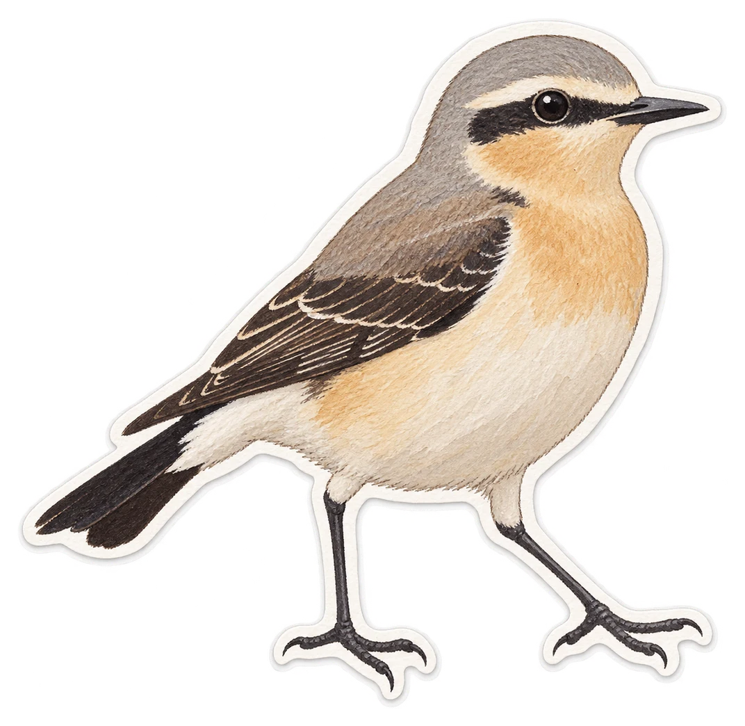Le traquet motteux (Oenanthe oenanthe)