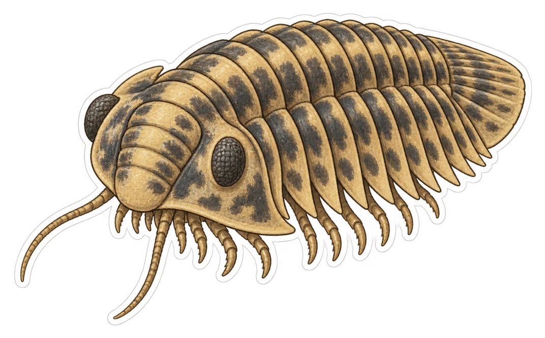 Le trilobite de Blumenbach (Calymene blumenbachii)