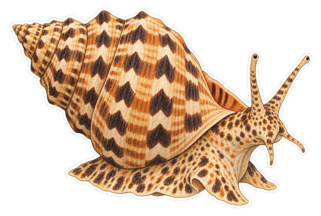 Le triton géant (Charonia tritonis)