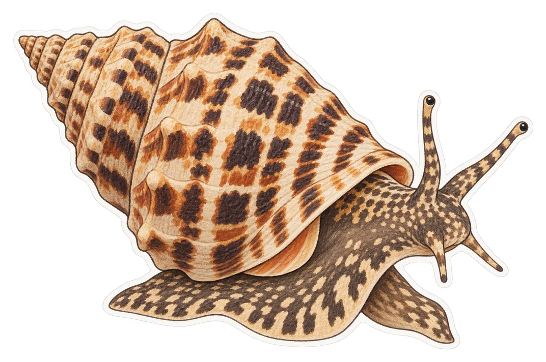 Le triton noueux (Charonia lampas)