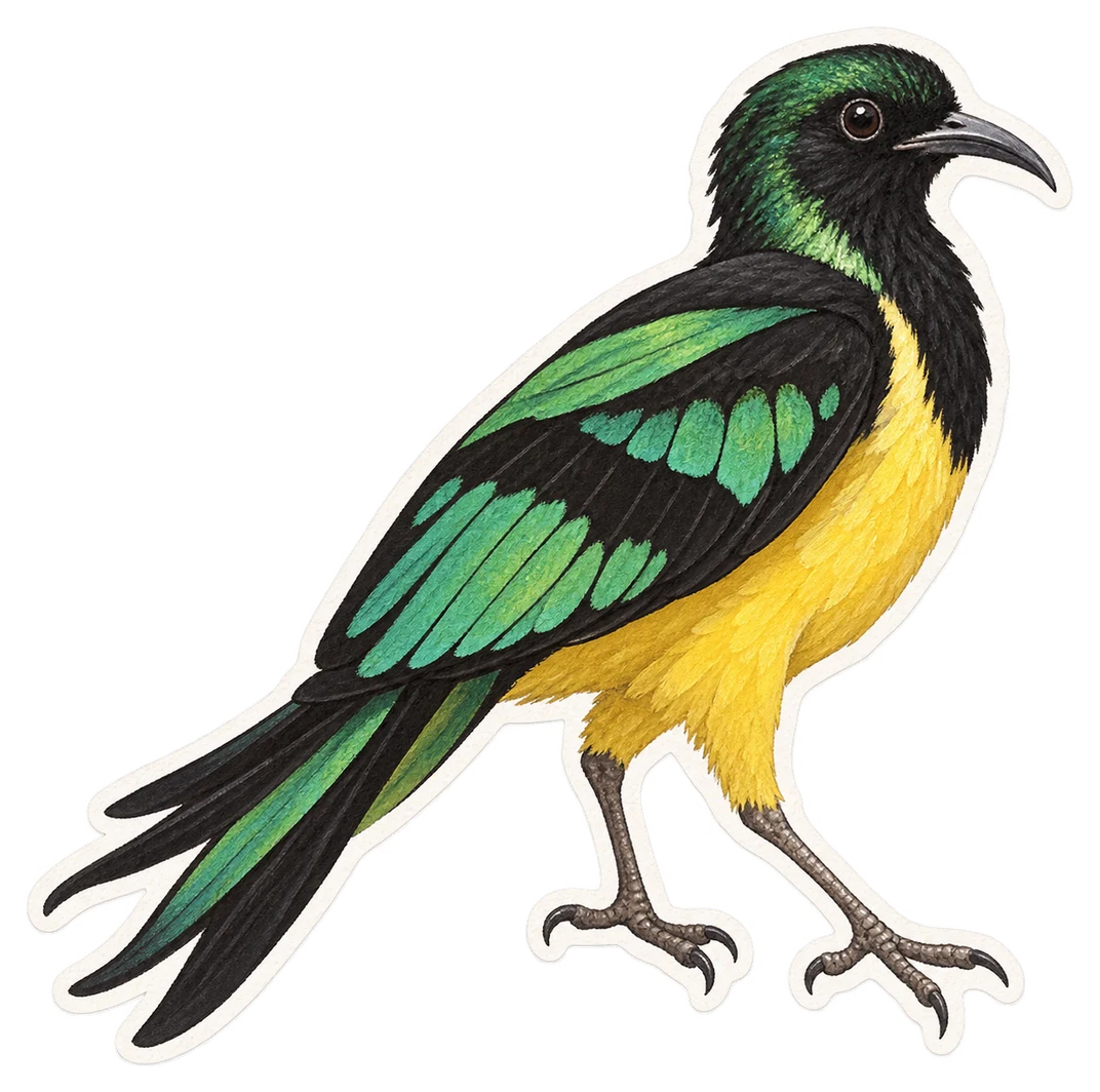 Le trogonoptère de Brooke (Trogonoptera brookiana)