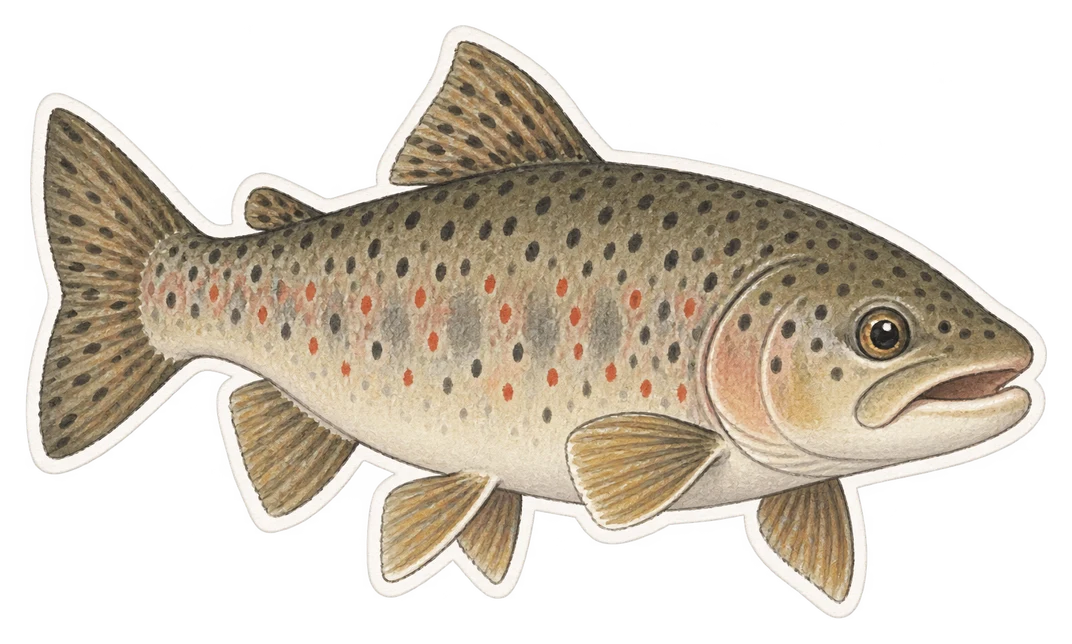 La truite à lèvres molles (Salmo obtusirostris)