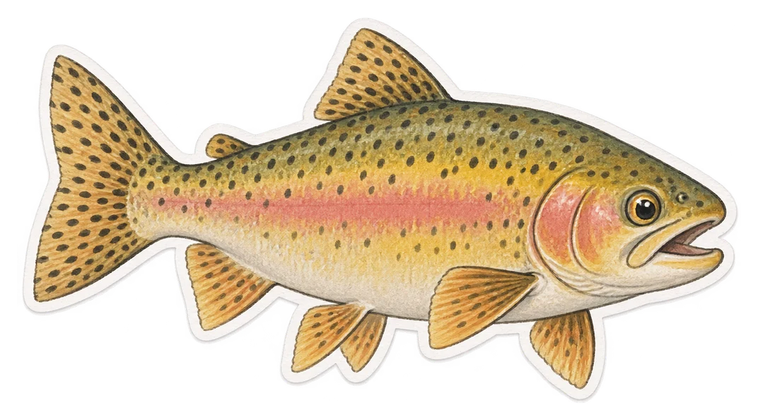 La truite dorée (Oncorhynchus aguabonita)