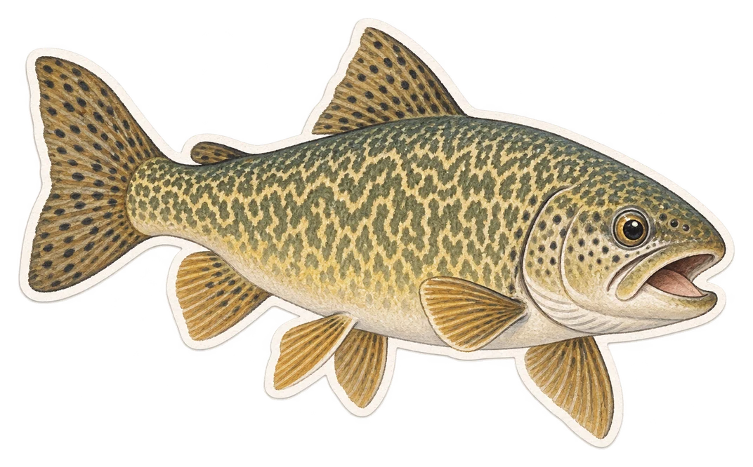 La truite marbrée (Salmo marmoratus)