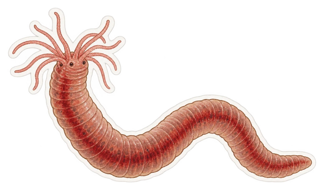 Le tubifex commun (Tubifex tubifex)