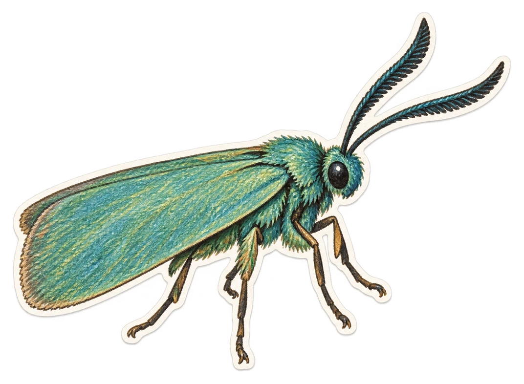 La turquoise de la patience (Adscita statices)