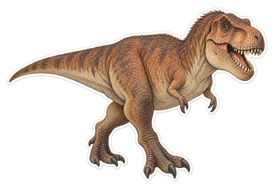 Le tyrannosaure (Tyrannosaurus rex)