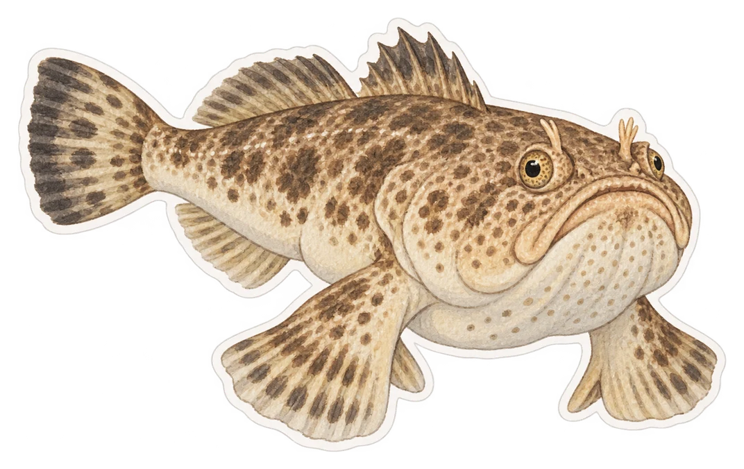 L'uranoscope (Uranoscopus scaber)