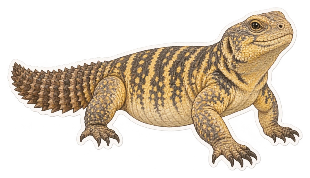 L’uromastyx d’Égypte (Uromastyx aegyptia)
