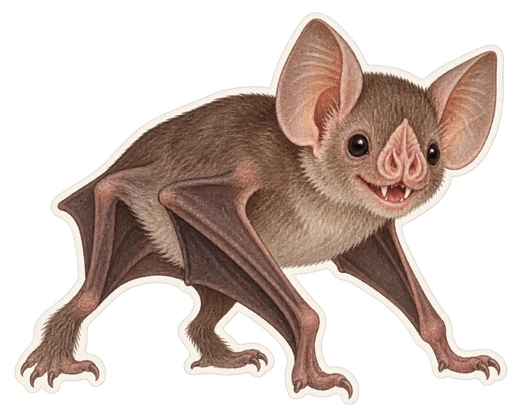 Le vampire à pattes velues (Diphylla ecaudata)