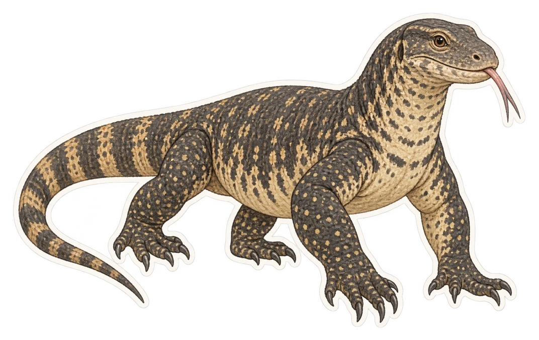 Le varan géant (Varanus giganteus)