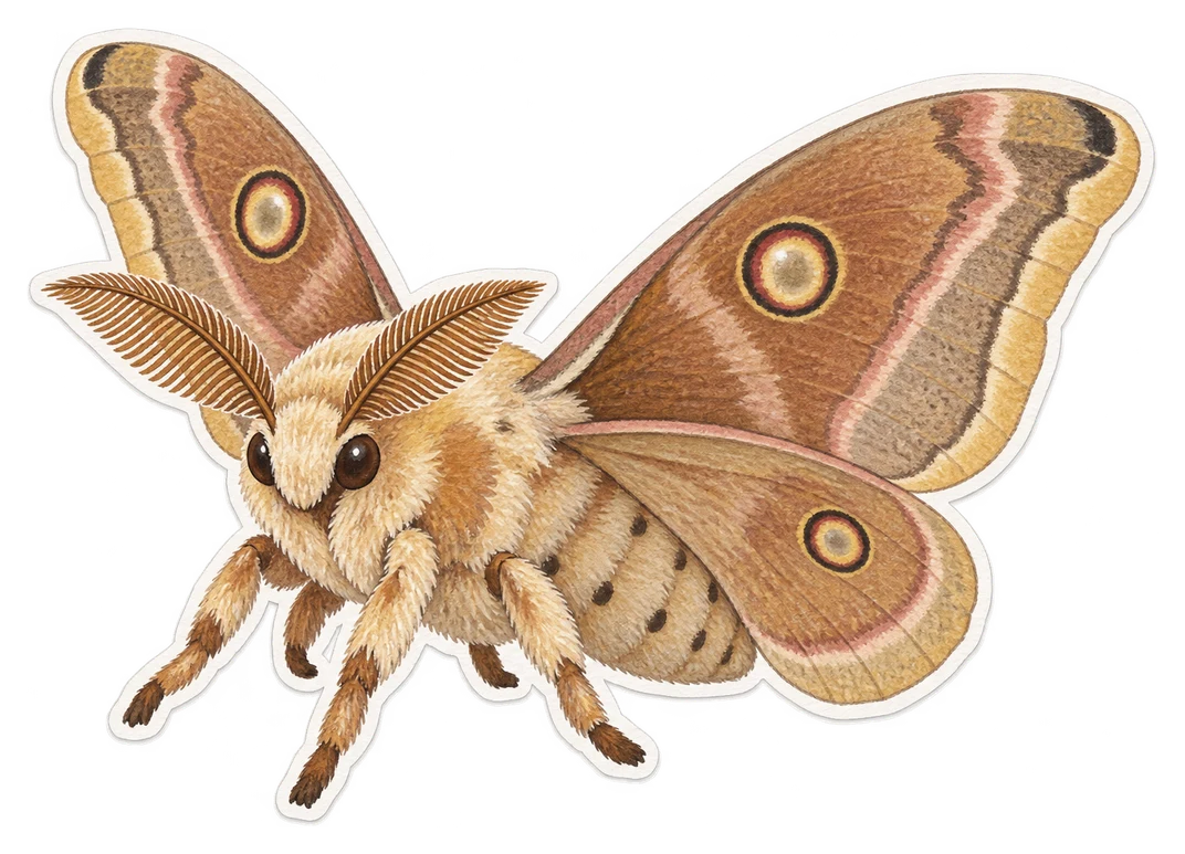 Le ver à soie tussah (Antheraea pernyi)