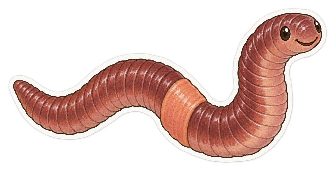 Le ver de compost (Eisenia fetida)