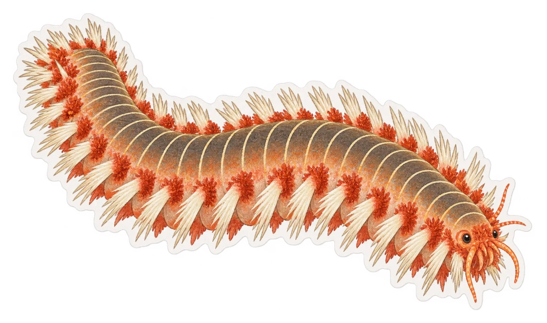 Le ver de feu (Hermodice carunculata)