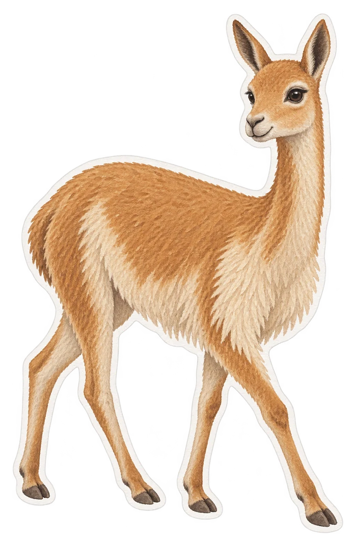 La vigogne (Vicugna vicugna)