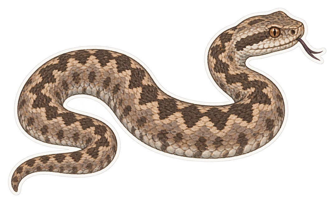 La vipère aspic (Vipera aspis)