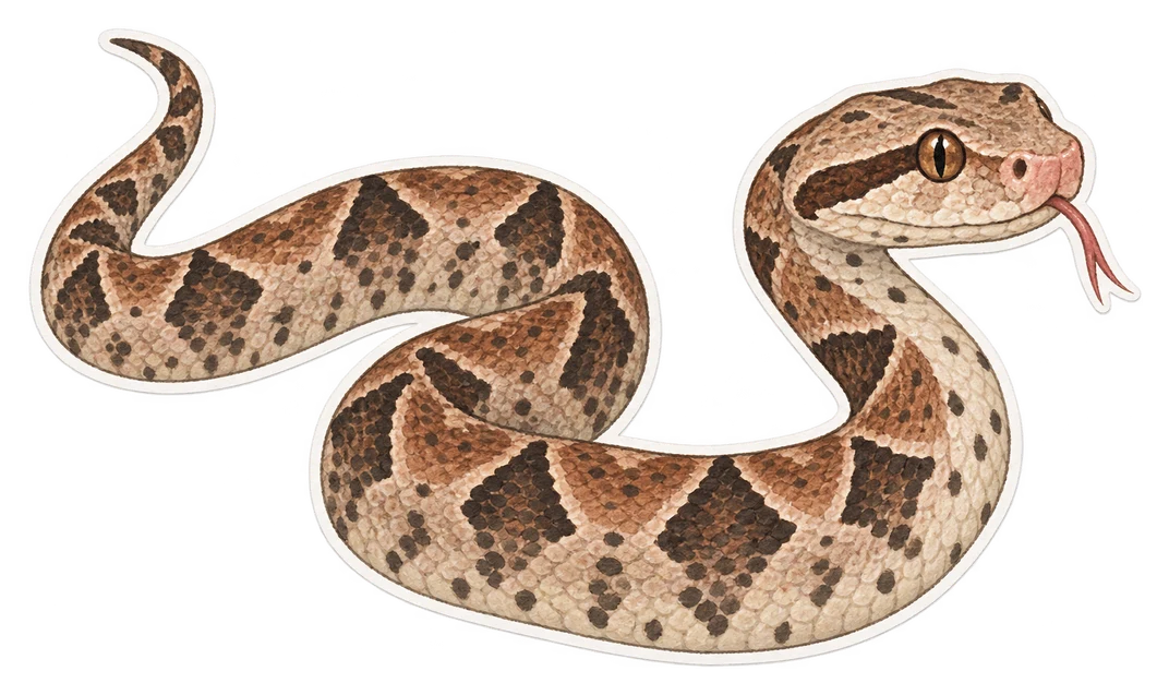 La vipère de Malaisie (Calloselasma rhodostoma)
