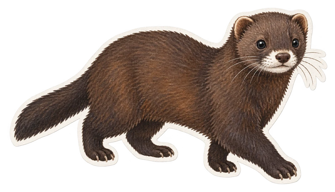 Le vison d’Europe (Mustela lutreola)