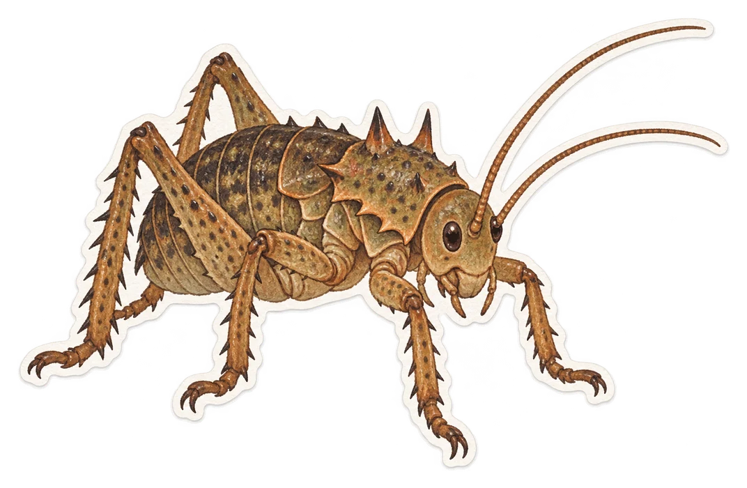 Le wētāpunga (Deinacrida heteracantha)
