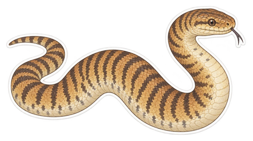 Le woma (Aspidites ramsayi)