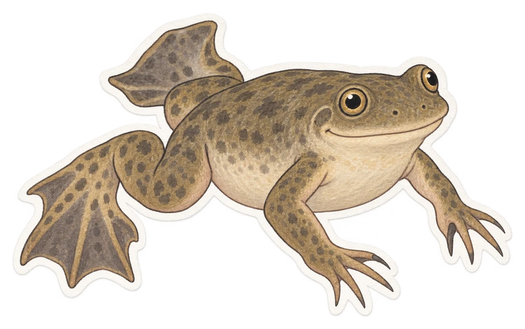 Le xénope lisse (Xenopus laevis)