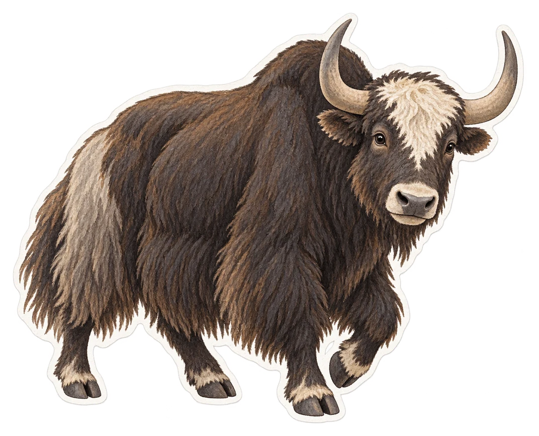 Le yak sauvage (Bos mutus)