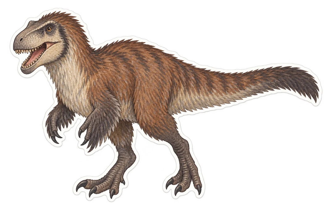 Le yutyrannus (Yutyrannus huali)