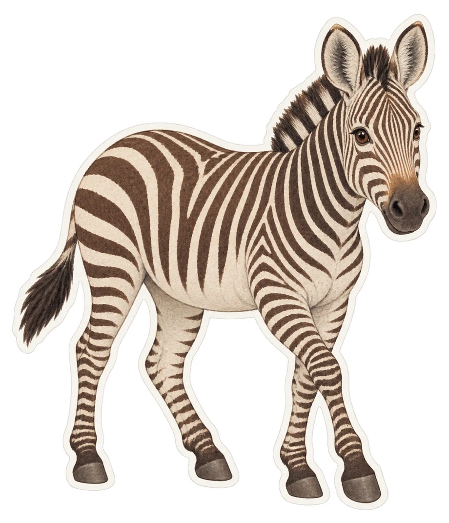 Le zèbre de montagne (Equus zebra)