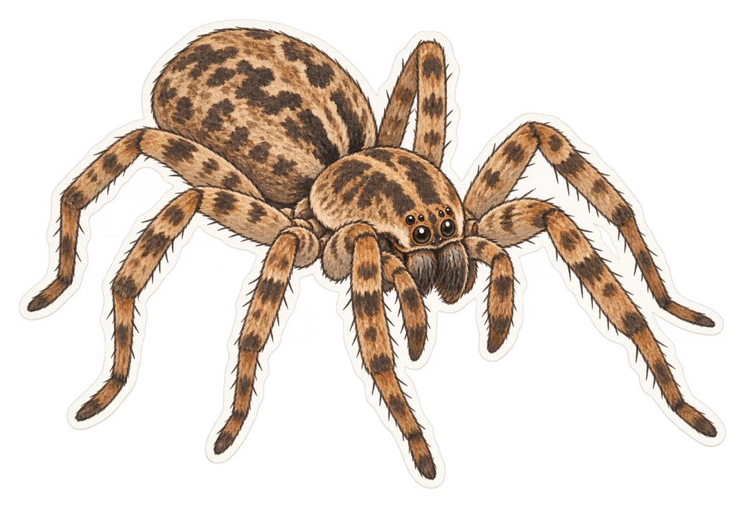 La zoropse à pattes épineuses (Zoropsis spinimana)