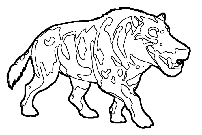 Coloriage : Andrewsarchus
